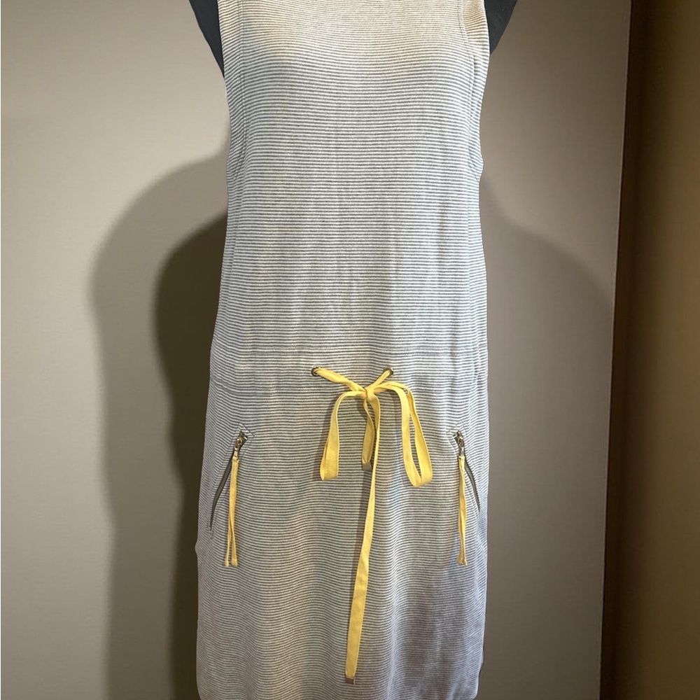 Marc by Marc Jacobs ladies cotton  sleeveless Striped dress size Small !!